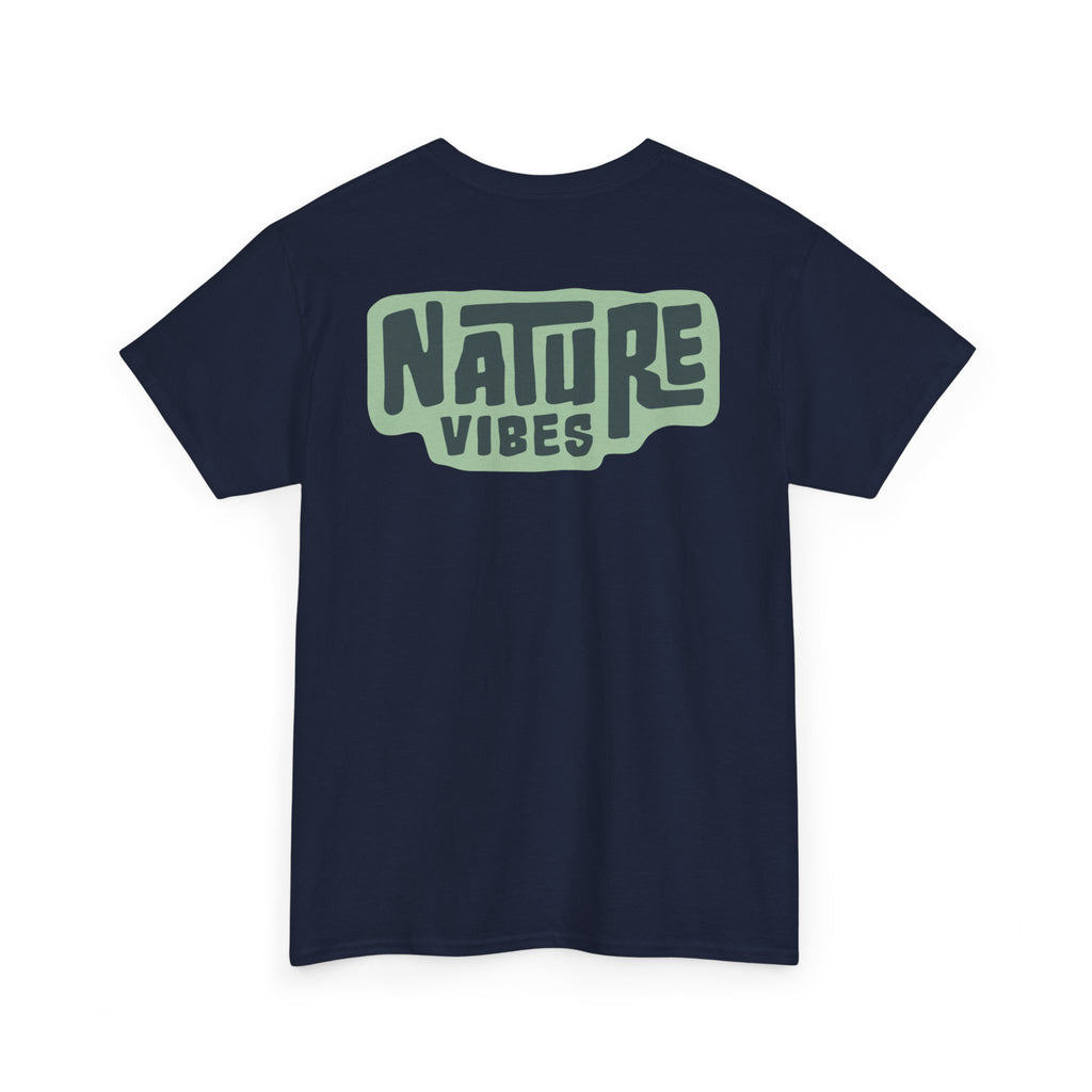 Nature Vibes Unisex Heavy Cotton Tee, Nature T-Shirt, Outdoor Apparel, Eco-Friendly Gift, Casual Wear, Relaxed Fit Shirt