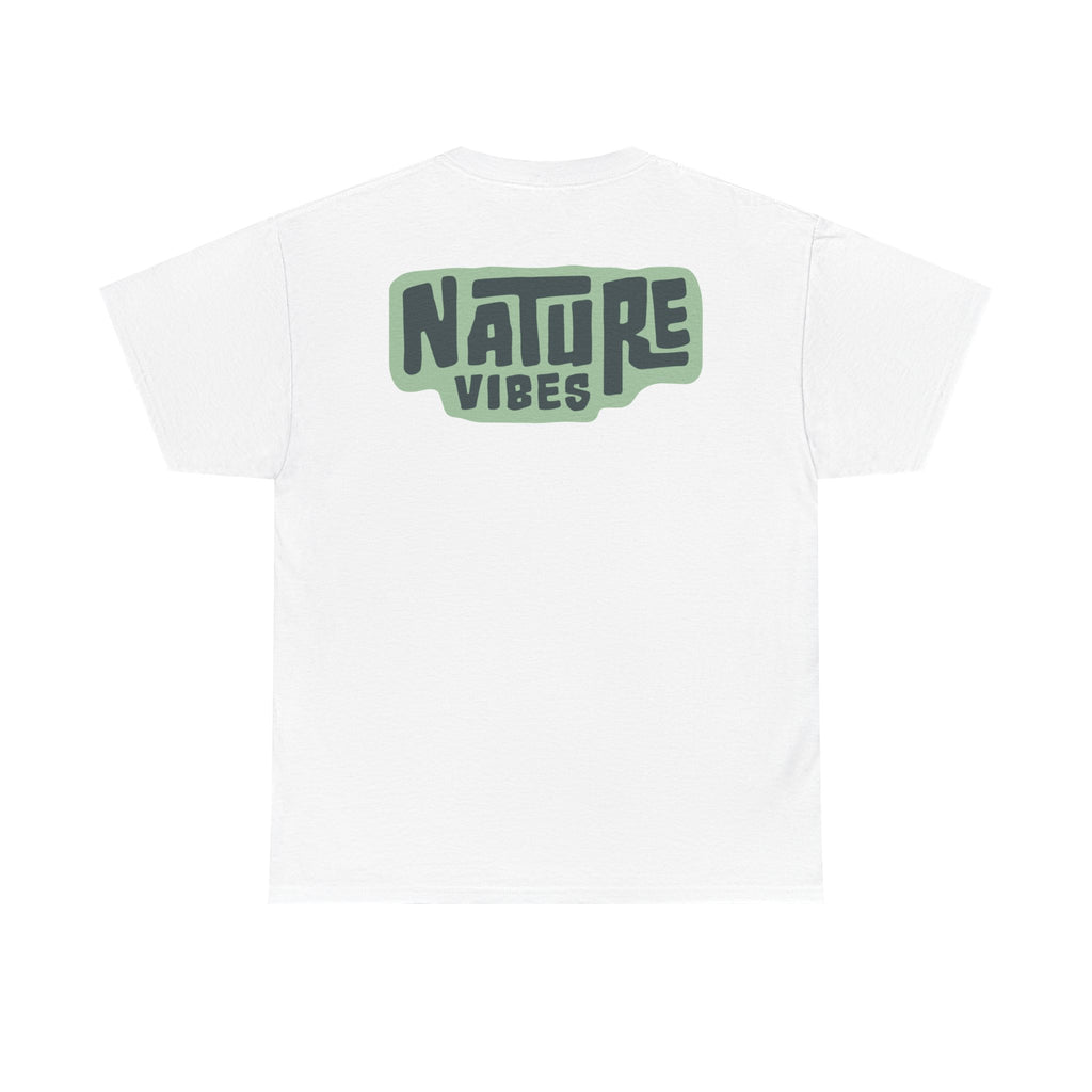 Nature Vibes Unisex Heavy Cotton Tee, Nature T-Shirt, Outdoor Apparel, Eco-Friendly Gift, Casual Wear, Relaxed Fit Shirt