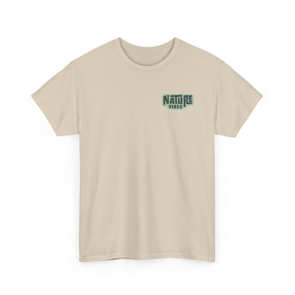 Nature-Inspired Unisex Heavy Cotton Tee - "Hike More, Worry Less"