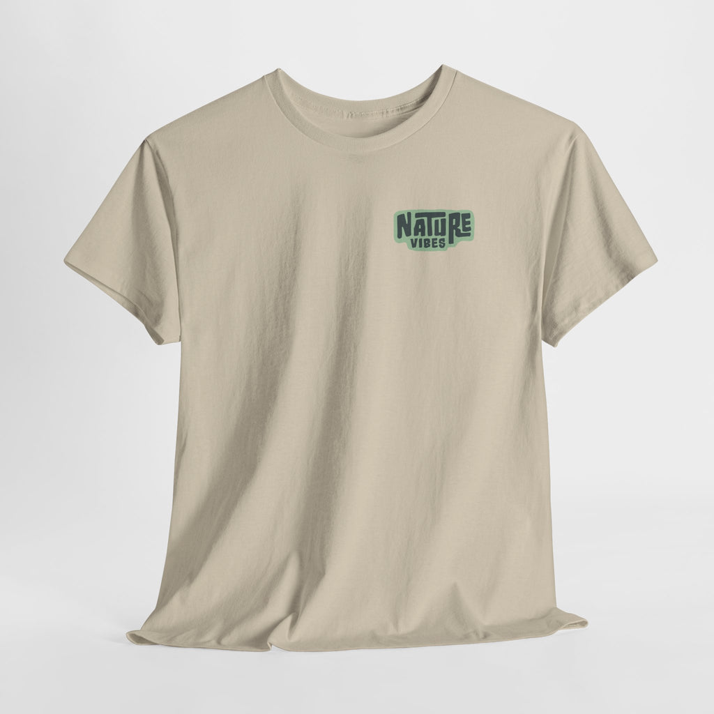Nature-Inspired Unisex Heavy Cotton Tee - "Hike More, Worry Less"