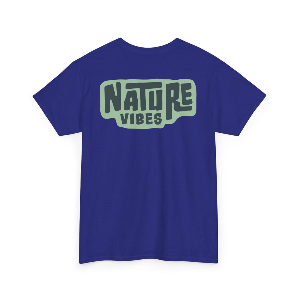 Nature Vibes Unisex Heavy Cotton Tee, Nature T-Shirt, Outdoor Apparel, Eco-Friendly Gift, Casual Wear, Relaxed Fit Shirt
