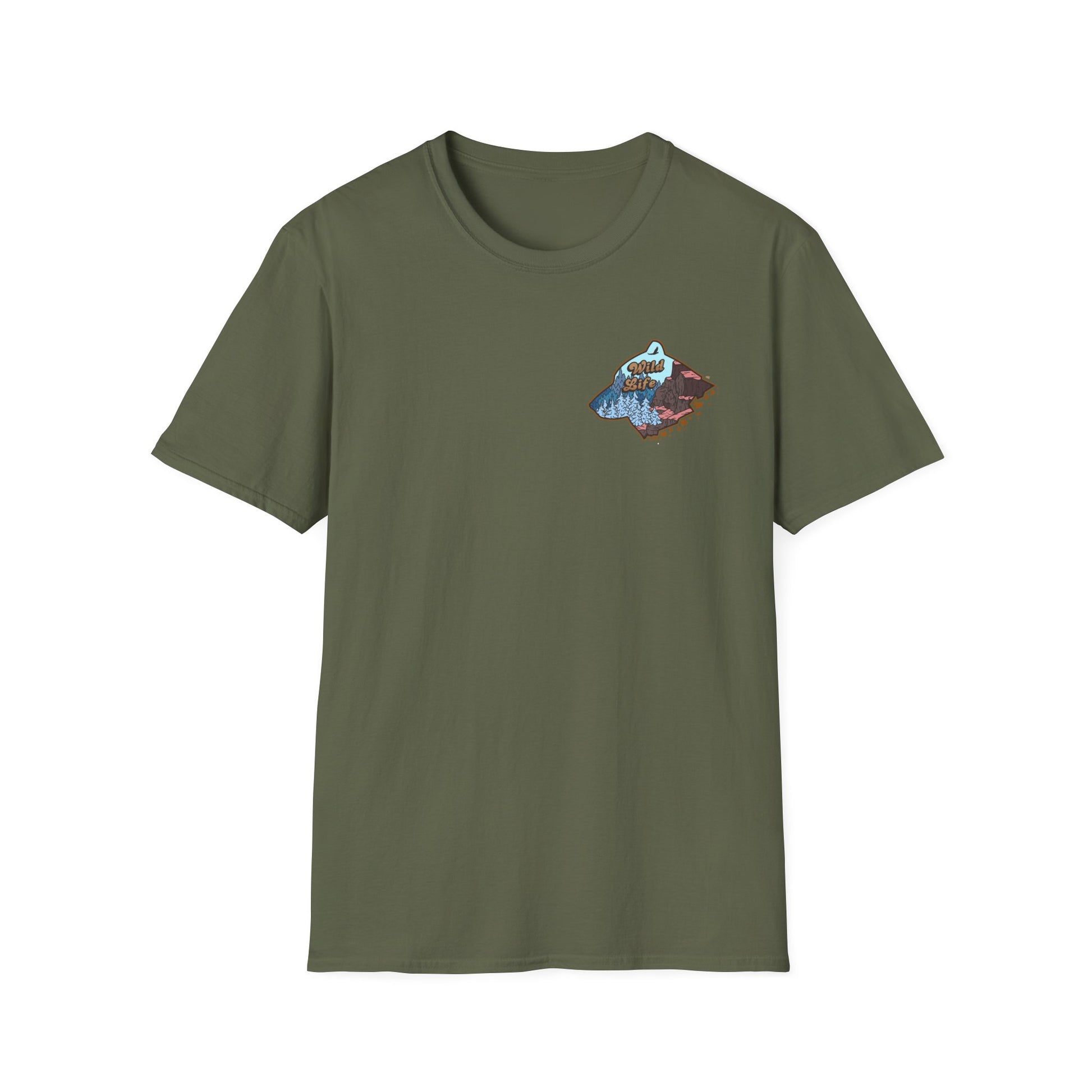 “Soul Seeker” Mountain Wave Graphic T‑Shirt