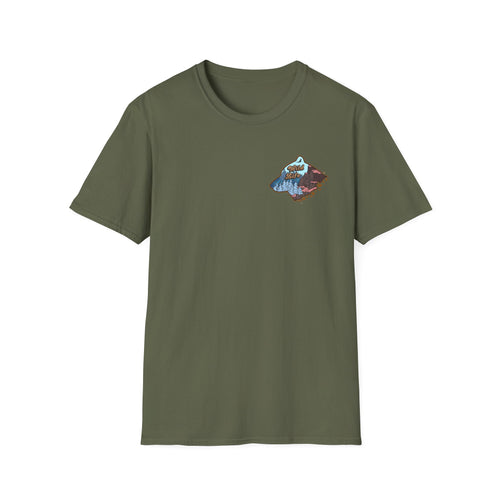 “Soul Seeker” Mountain Wave Graphic T‑Shirt