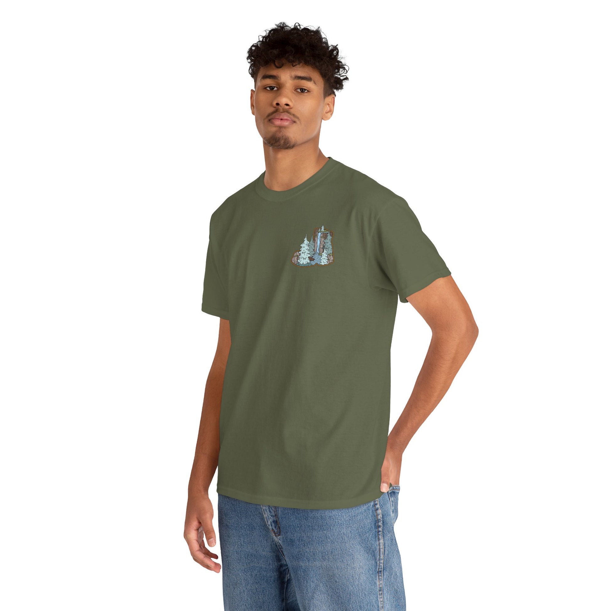 Nature Lover's Unisex Cotton Tee, Casual Graphic Tee, Eco-Friendly Apparel, Hiking Shirt, Outdoor Adventure Top