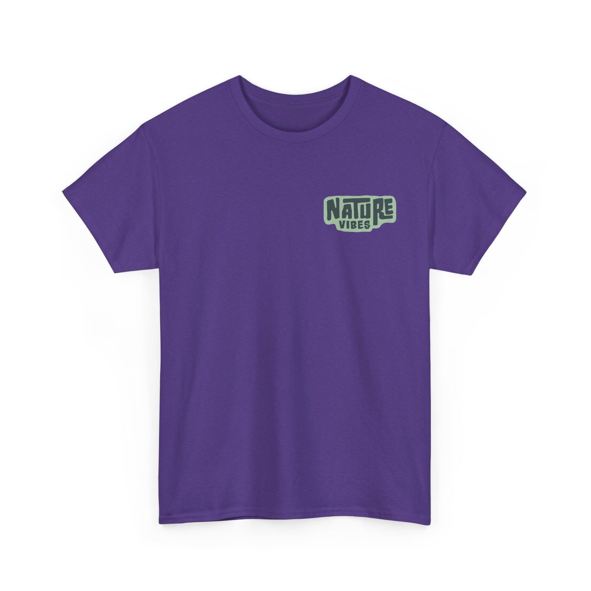 Nature Vibes Unisex Heavy Cotton Tee, Nature T-Shirt, Outdoor Apparel, Eco-Friendly Gift, Casual Wear, Relaxed Fit Shirt