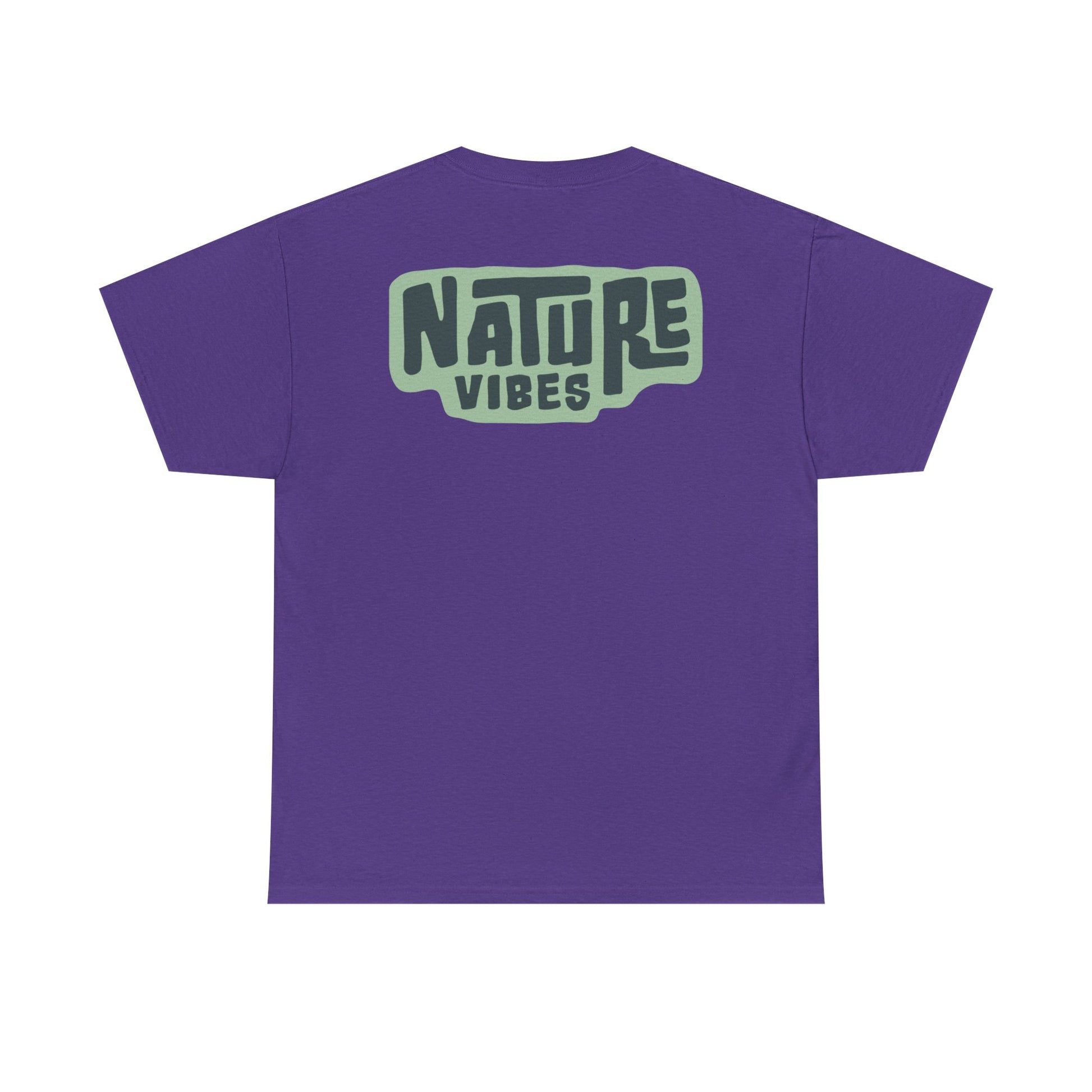 Nature Vibes Unisex Heavy Cotton Tee, Nature T-Shirt, Outdoor Apparel, Eco-Friendly Gift, Casual Wear, Relaxed Fit Shirt