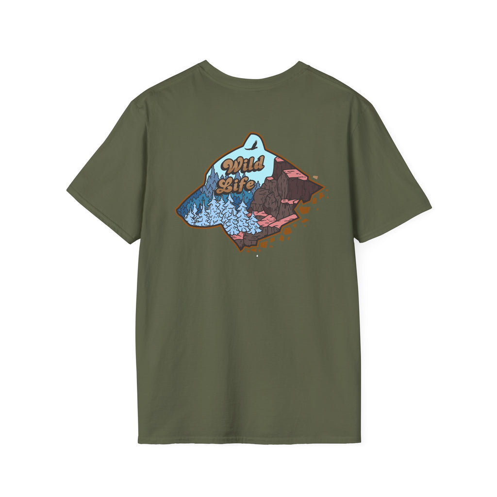 “Soul Seeker” Mountain Wave Graphic T‑Shirt