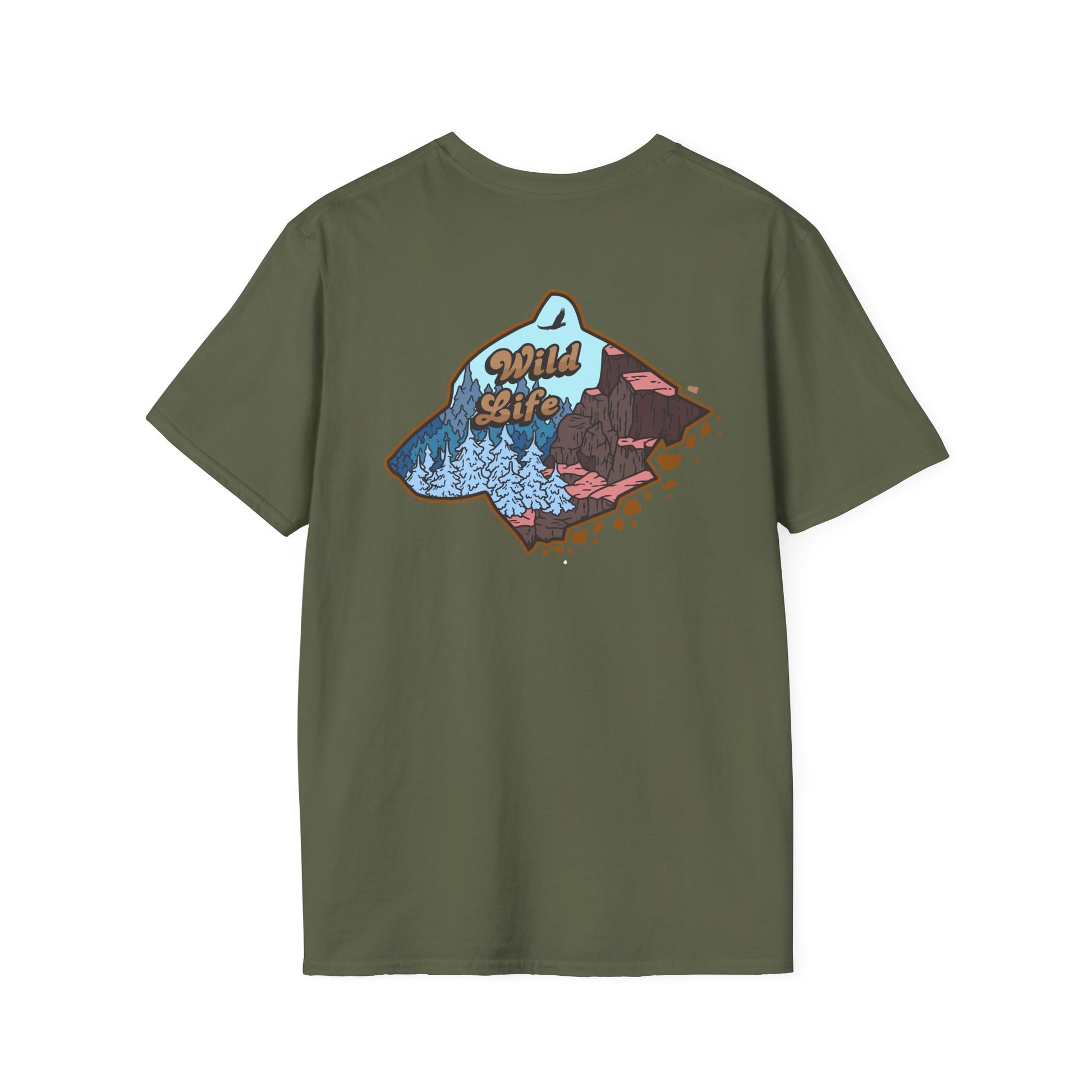 “Soul Seeker” Mountain Wave Graphic T‑Shirt