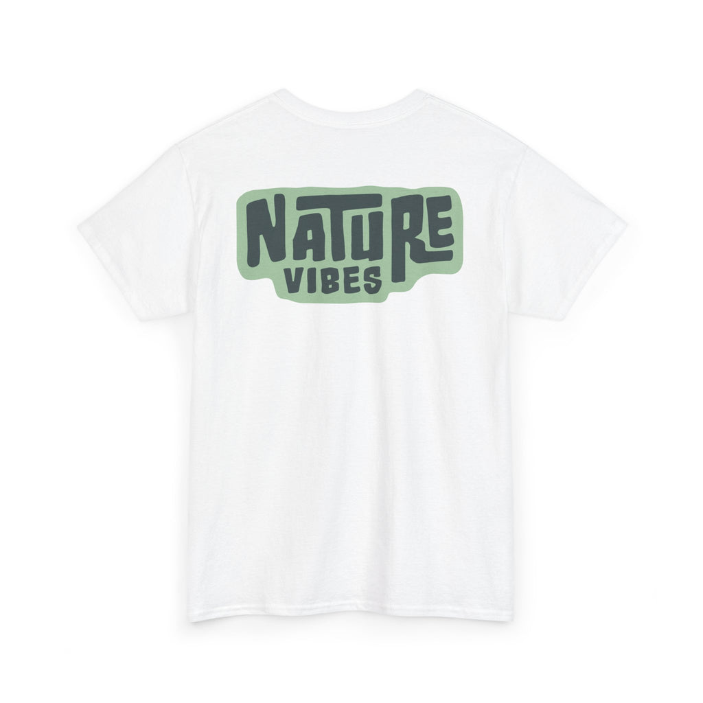 Nature Vibes Unisex Heavy Cotton Tee, Nature T-Shirt, Outdoor Apparel, Eco-Friendly Gift, Casual Wear, Relaxed Fit Shirt