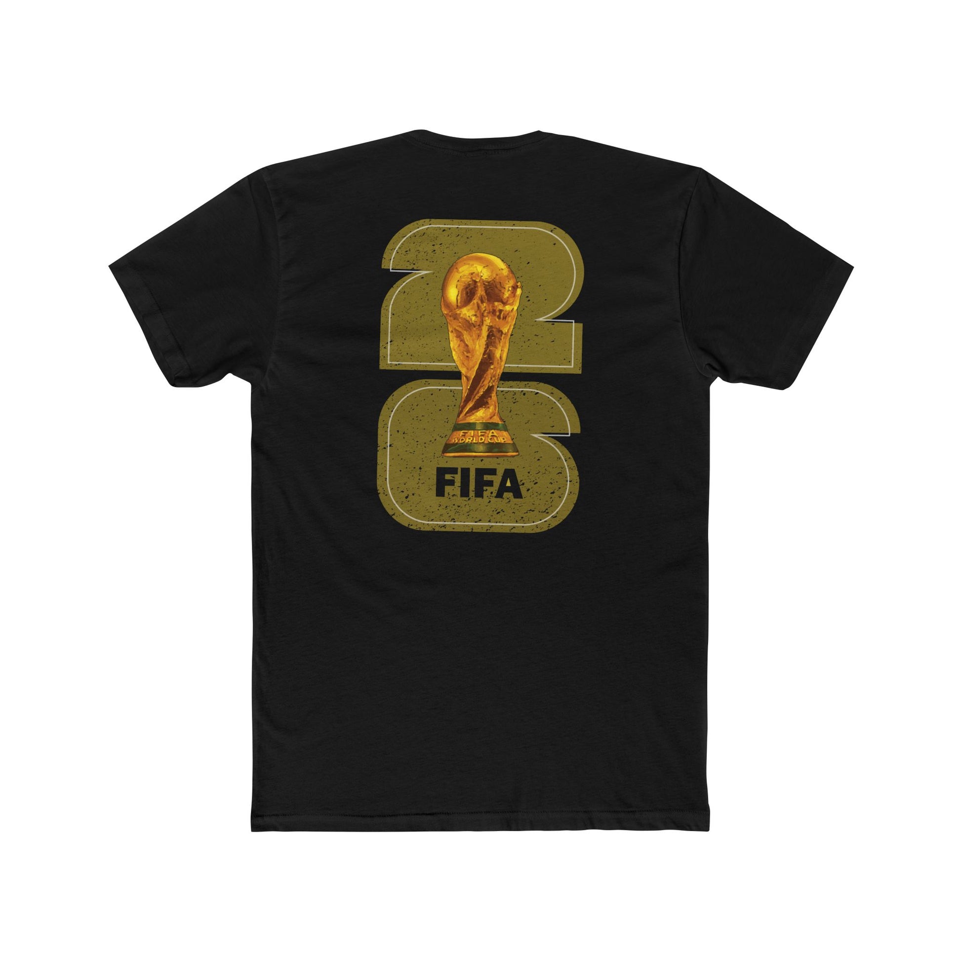 World Cup 2022 Tee — FIFA Trophy Back Graphic Cotton T-Shirt