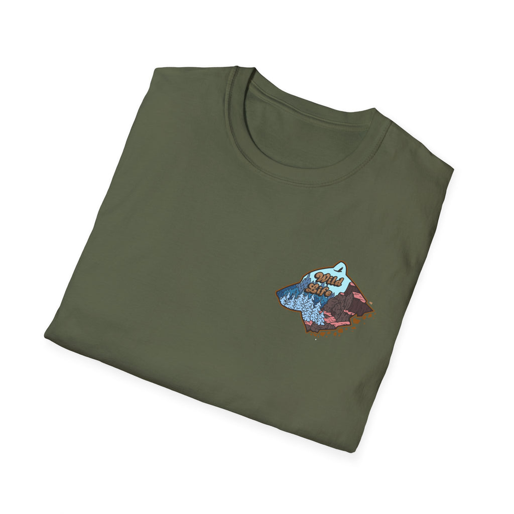“Soul Seeker” Mountain Wave Graphic T‑Shirt