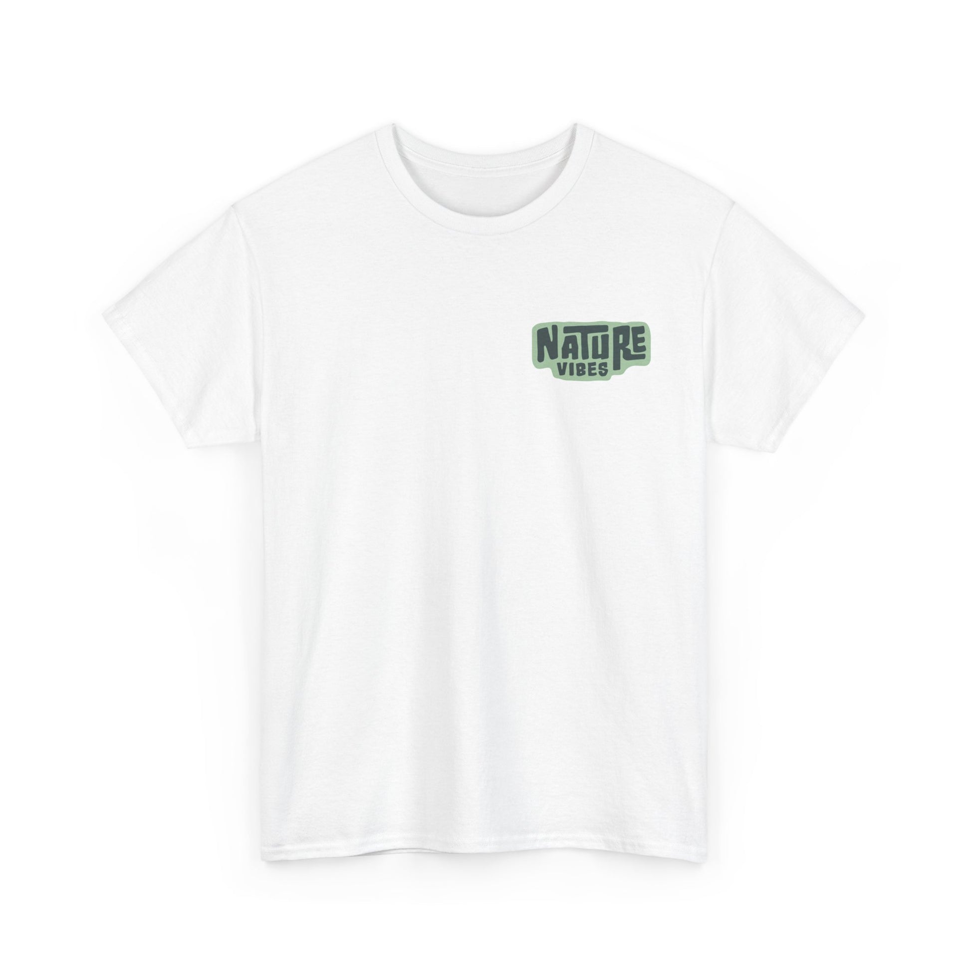 Nature Vibes Unisex Heavy Cotton Tee, Nature T-Shirt, Outdoor Apparel, Eco-Friendly Gift, Casual Wear, Relaxed Fit Shirt